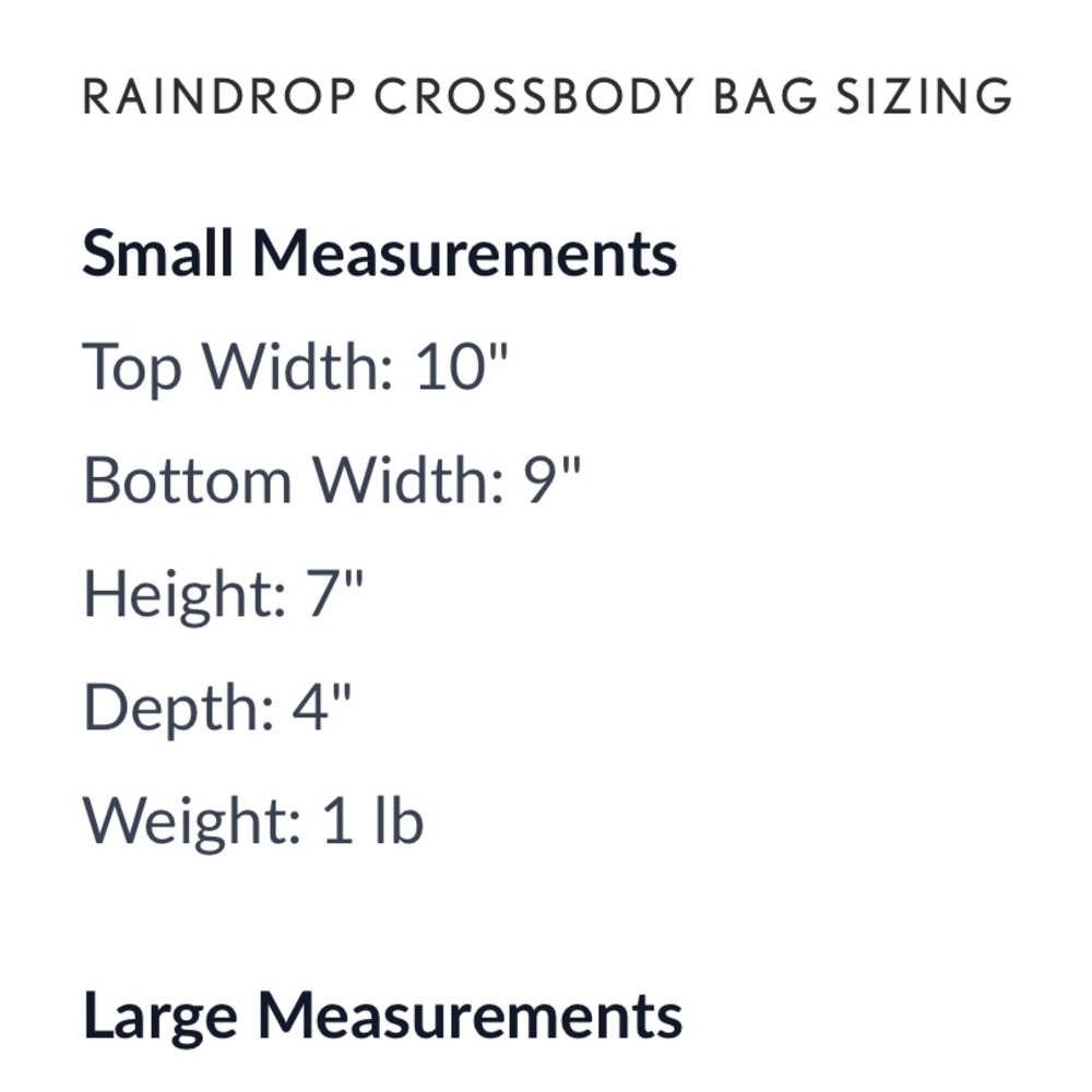Portland Leather Small Raindrop Crossbody Bag in Bone - Picture 8 of 11